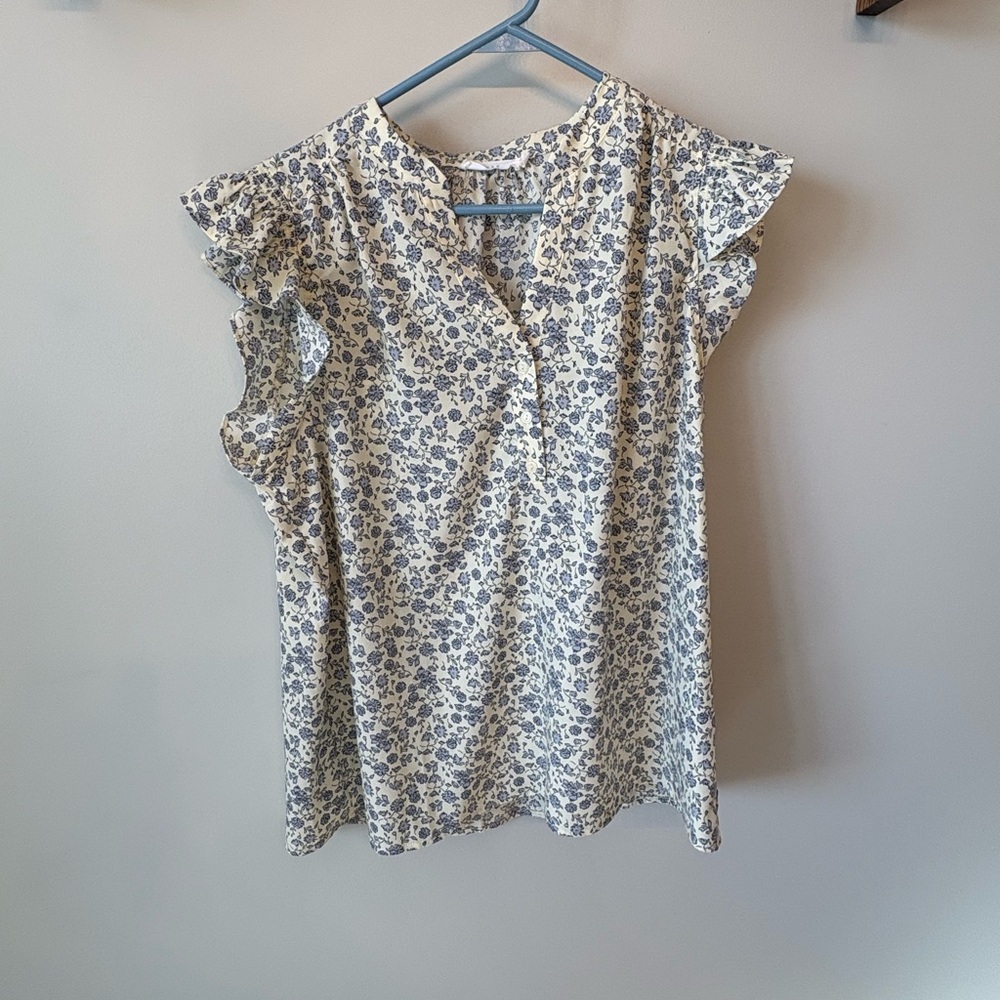 Floral Print Women's Top